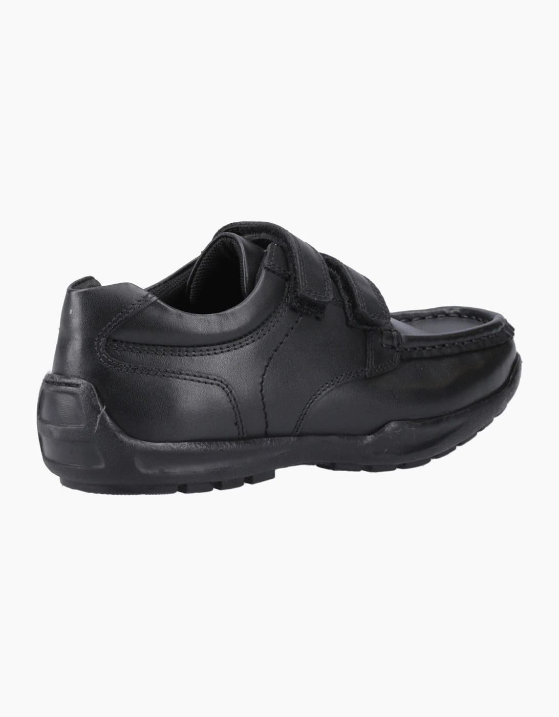 Hush Puppies Maddox Leather Black Moccasins Shoes
