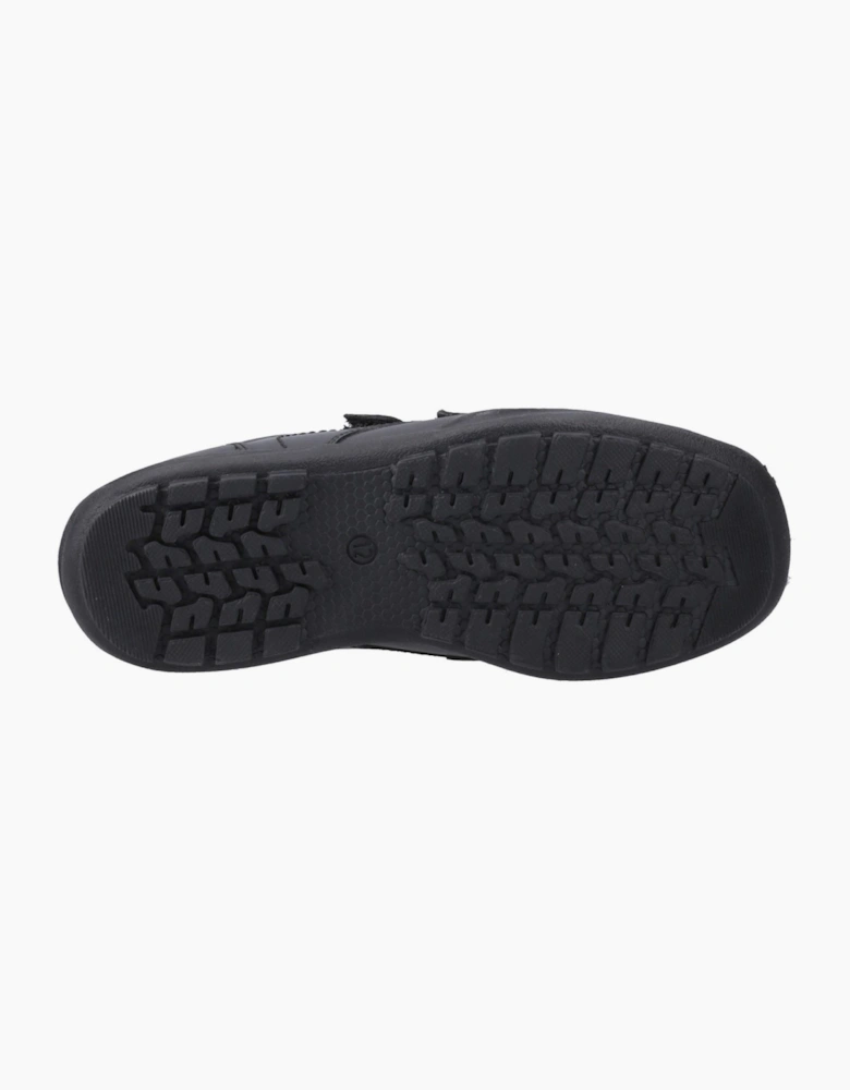 Hush Puppies Maddox Leather Black Moccasins Shoes