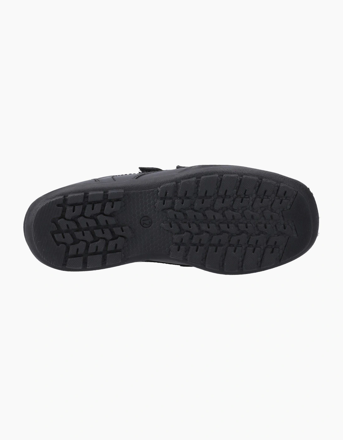Hush Puppies Maddox Leather Black Moccasins Shoes