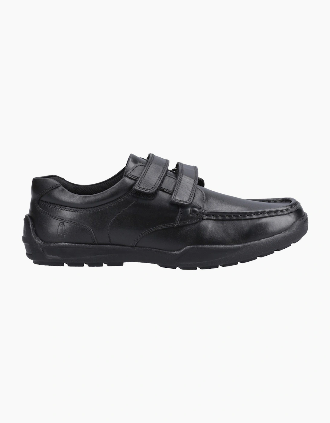 Hush Puppies Maddox Leather Black Moccasins Shoes