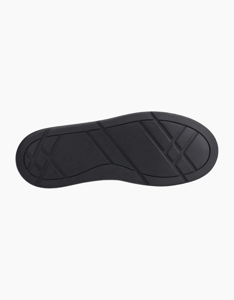 Hush Puppies Ronan Mocc Leather Black Moccasins Shoes
