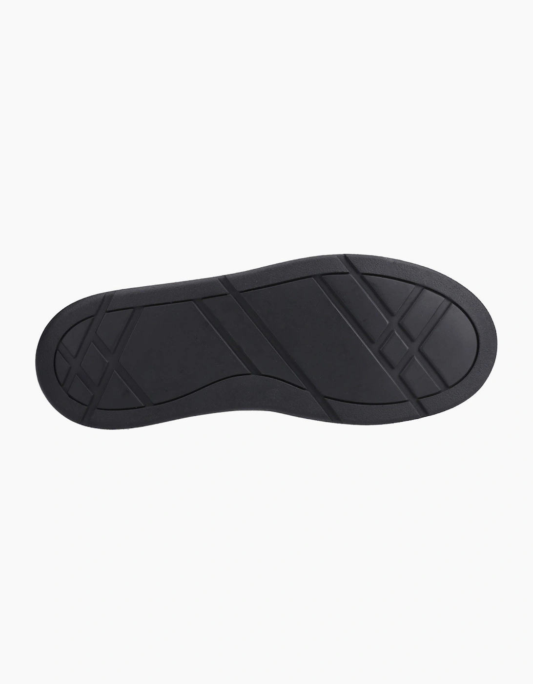 Hush Puppies Ronan Mocc Leather Black Moccasins Shoes