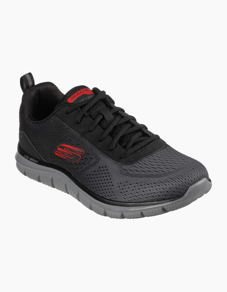 Skechers Track - Ripkent Textile Men's Black/Charcoal Trainers