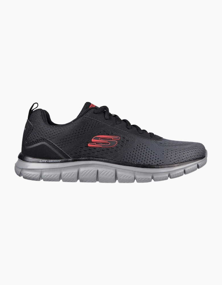 Skechers Track - Ripkent Textile Men's Black/Charcoal Trainers