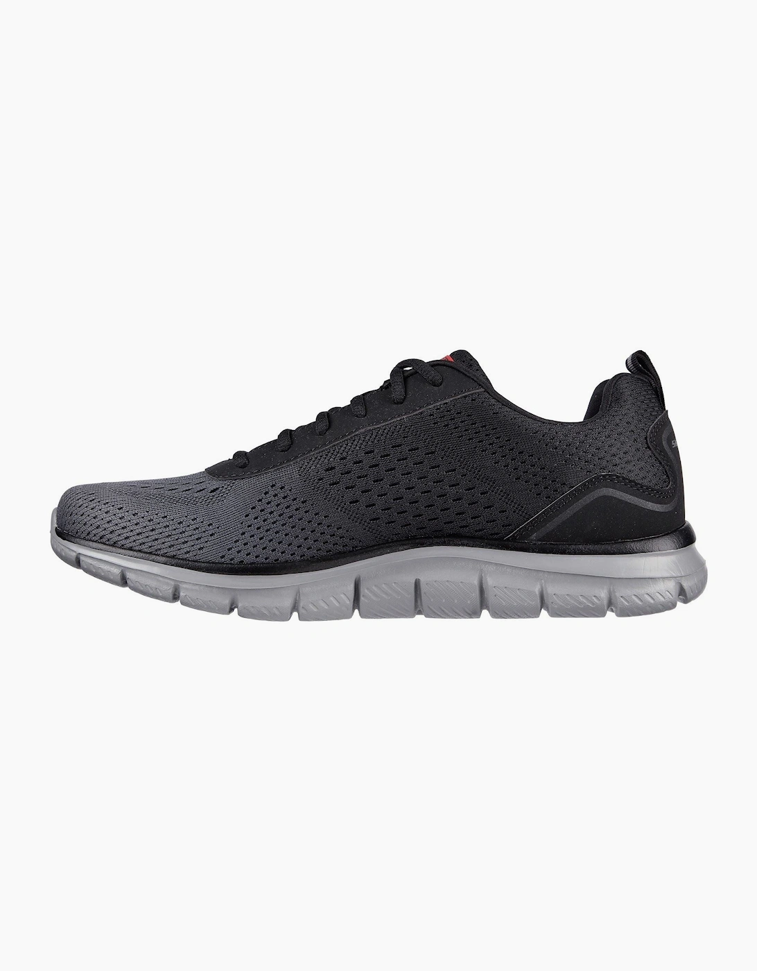 Skechers Track - Ripkent Textile Men's Black/Charcoal Trainers