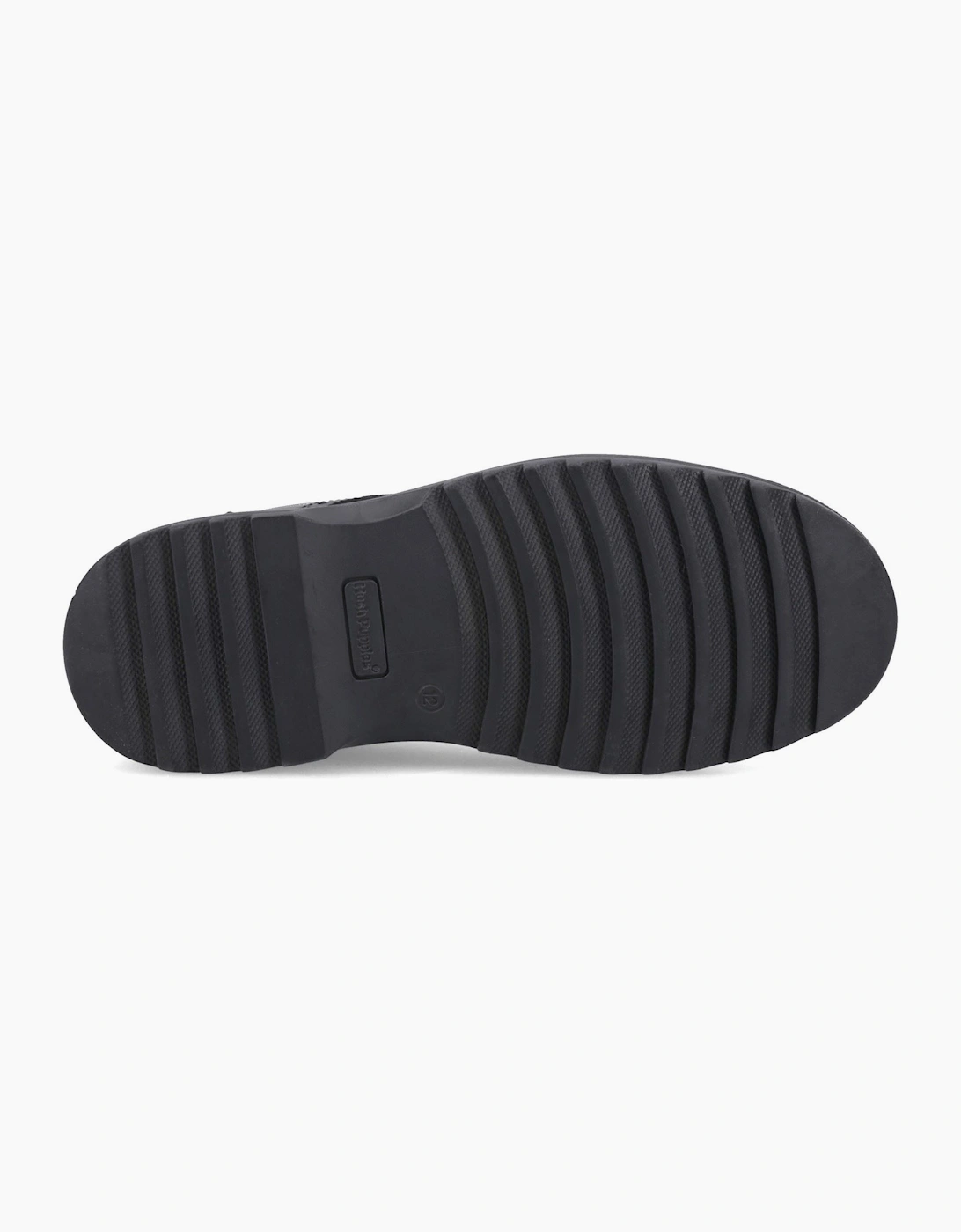 Hush Puppies Romeo Snr2 Leather Black Brogues