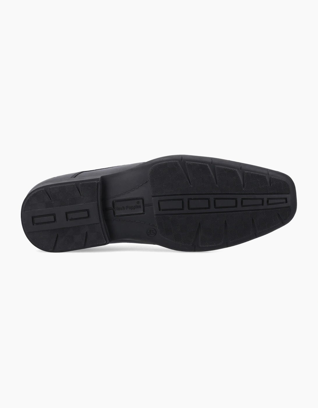 Hush Puppies Dumfries Leather Black Loafers