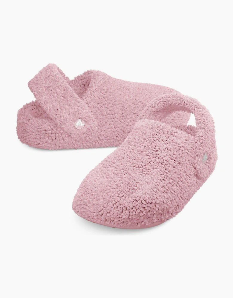 Crocs Classic Cozzzy Polyester Girl's Pink Milk Slippers