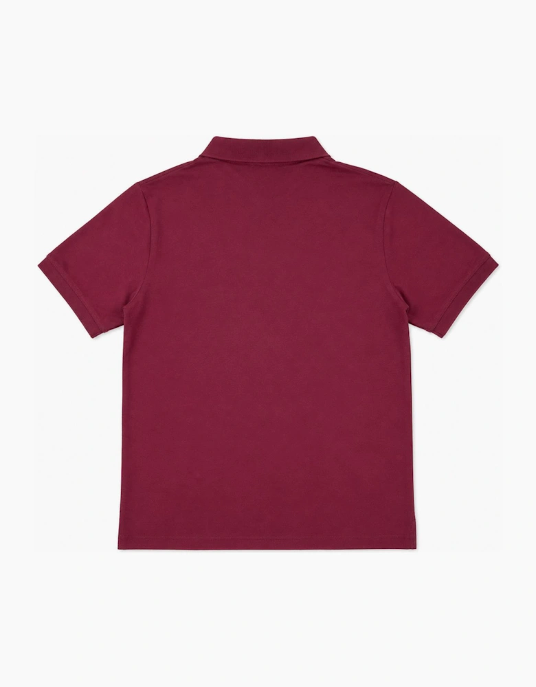 Ellesse Muccia Polo Shirt Burgundy/Navy