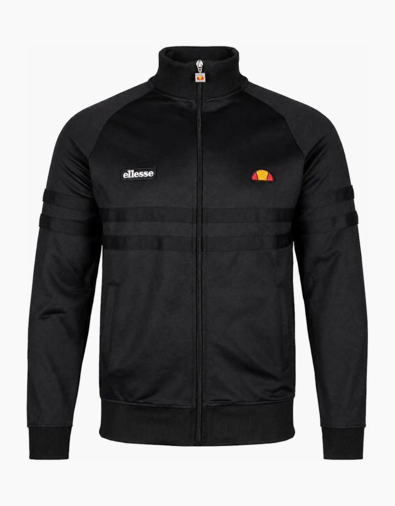 Ellesse Rimini Track Top Jacket Black Mono