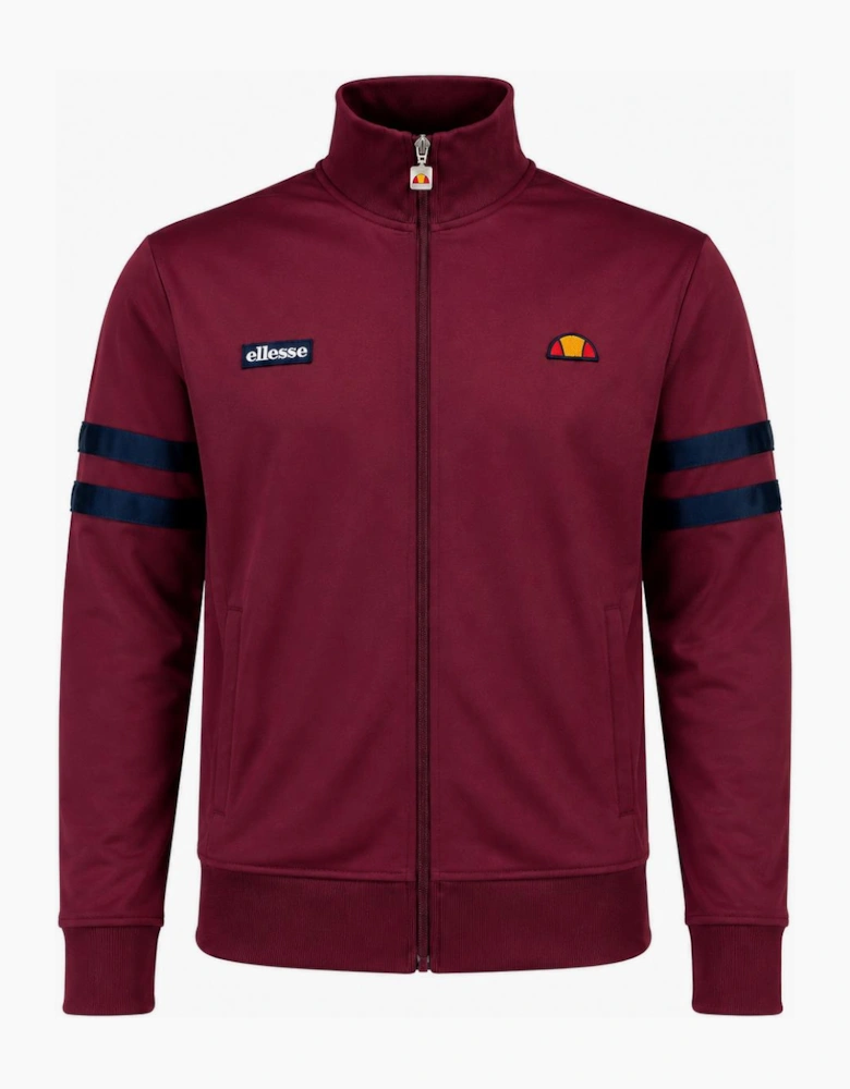 Ellesse Roma Track Top Jacket Burgundy/Navy