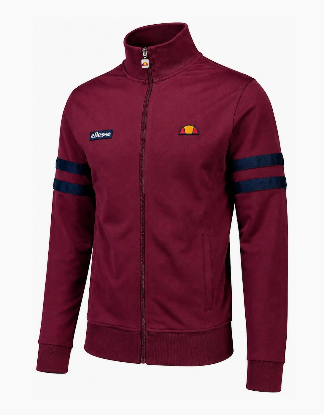 Ellesse Roma Track Top Jacket Burgundy/Navy