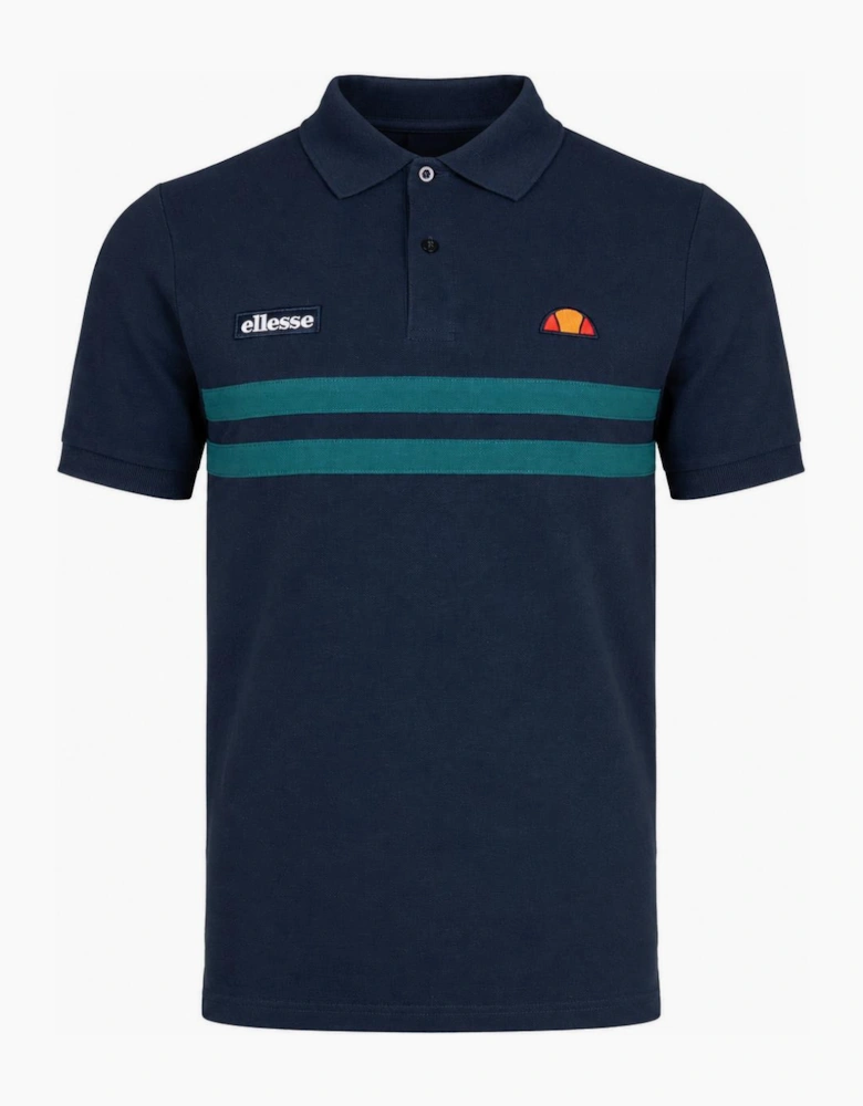 Ellesse Muccia Polo Shirt Navy/Teal