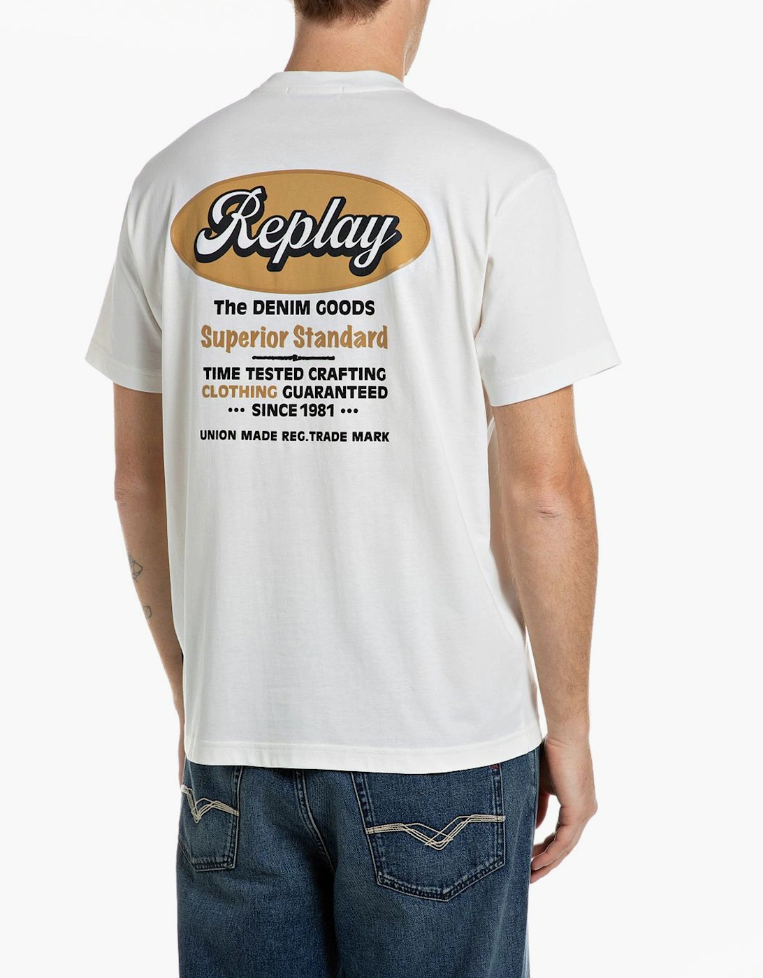 Replay denim goods superior standard OFF WHITE
