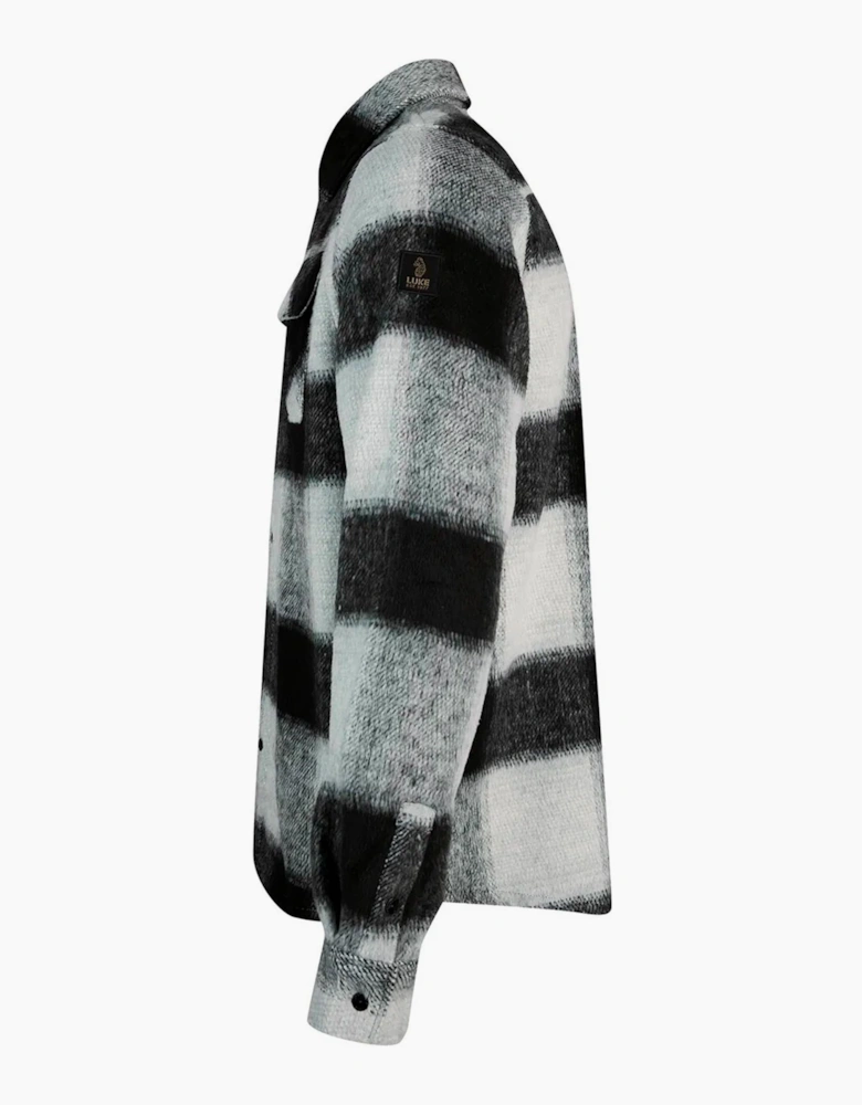 Luke 1977 Ettrick Overshirt Charcoal check