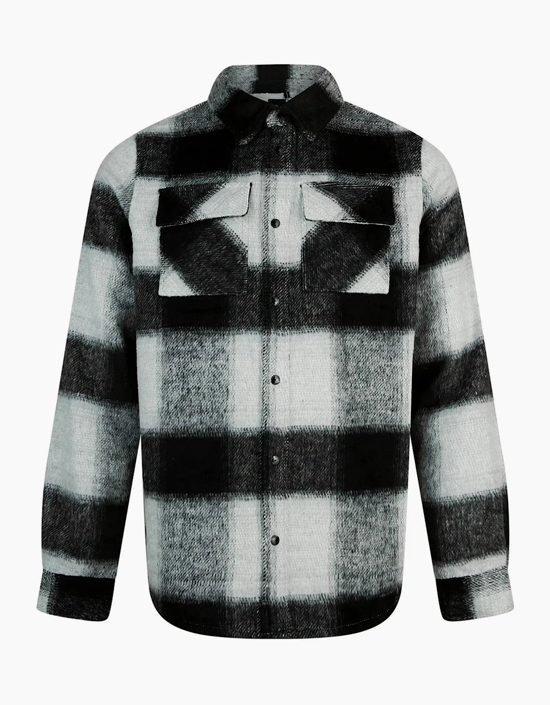 Luke 1977 Ettrick Overshirt Charcoal check