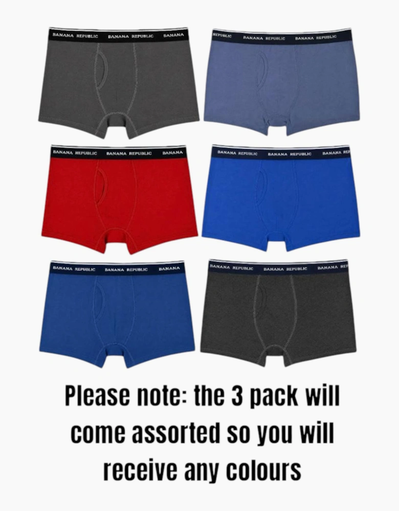 Banana Republic Mens Underwear 3Pack Assorted Stretch Cotton