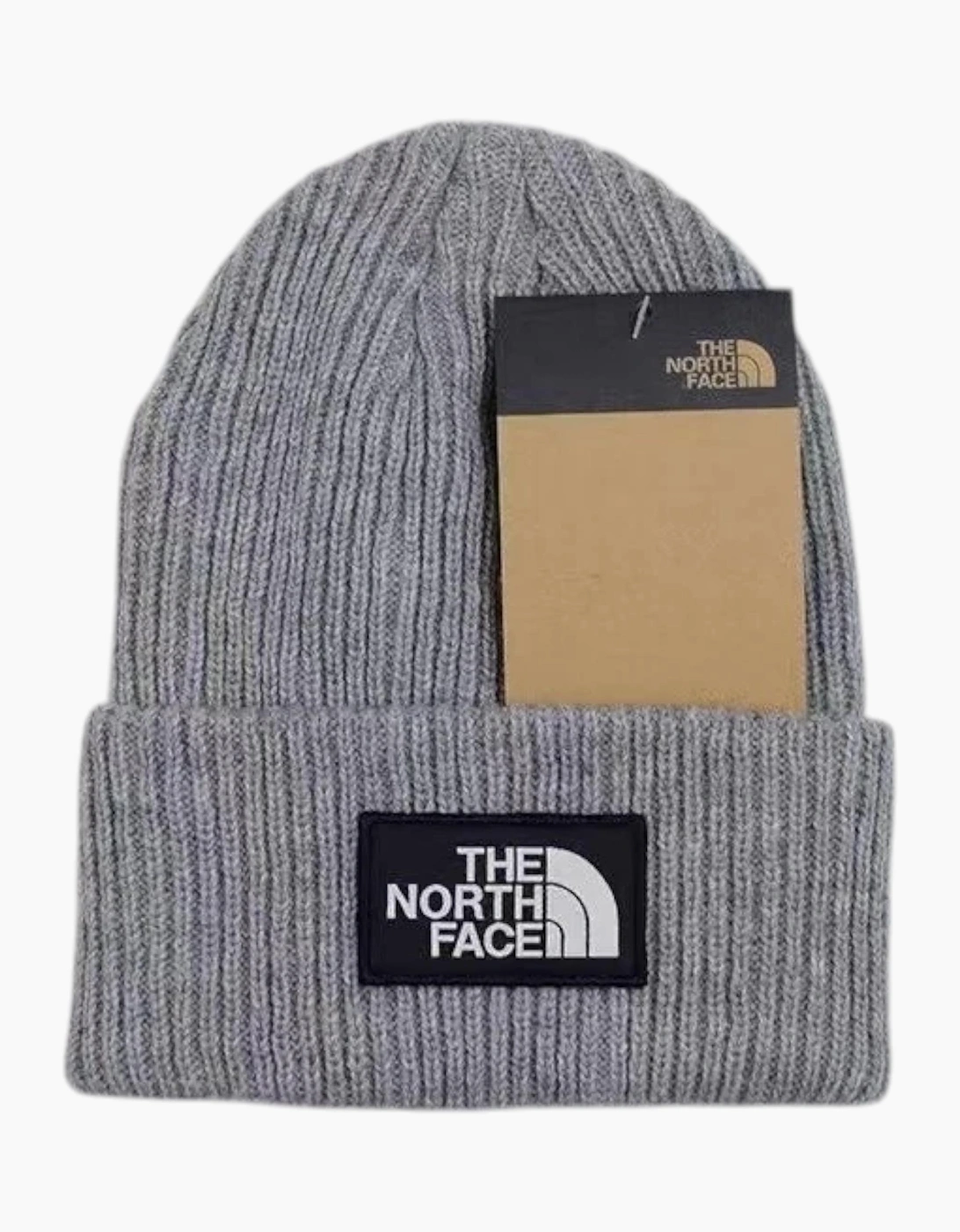 The Nort Face Hat Logo Box Cuffed Beanie Hat Unisex