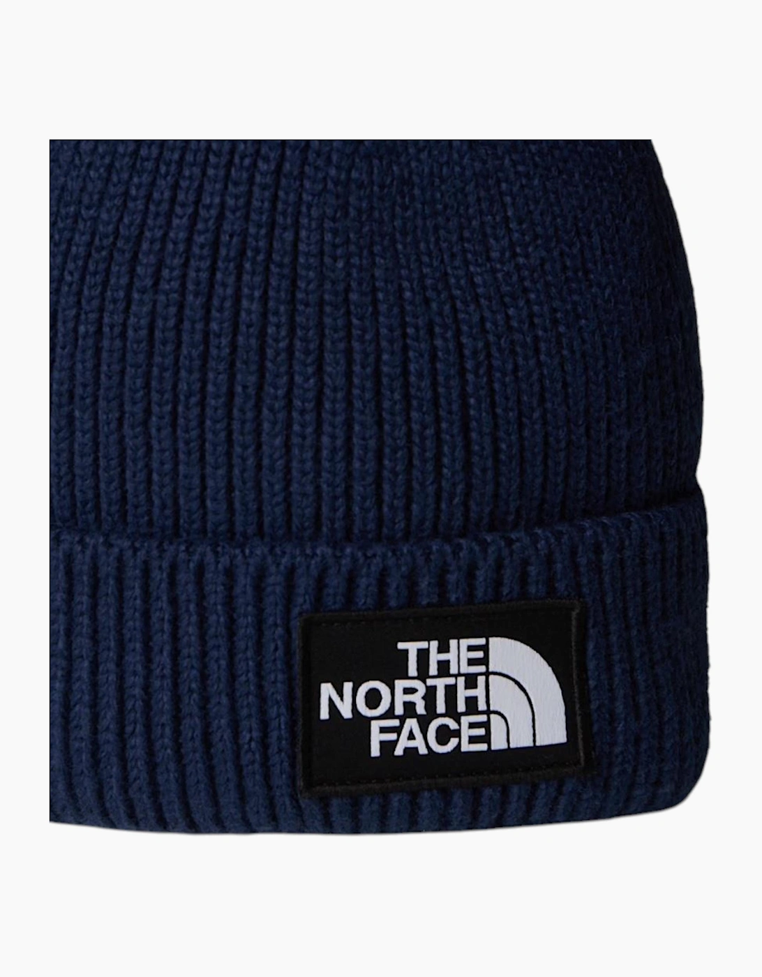 The Nort Face Hat Logo Box Cuffed Beanie Hat Unisex