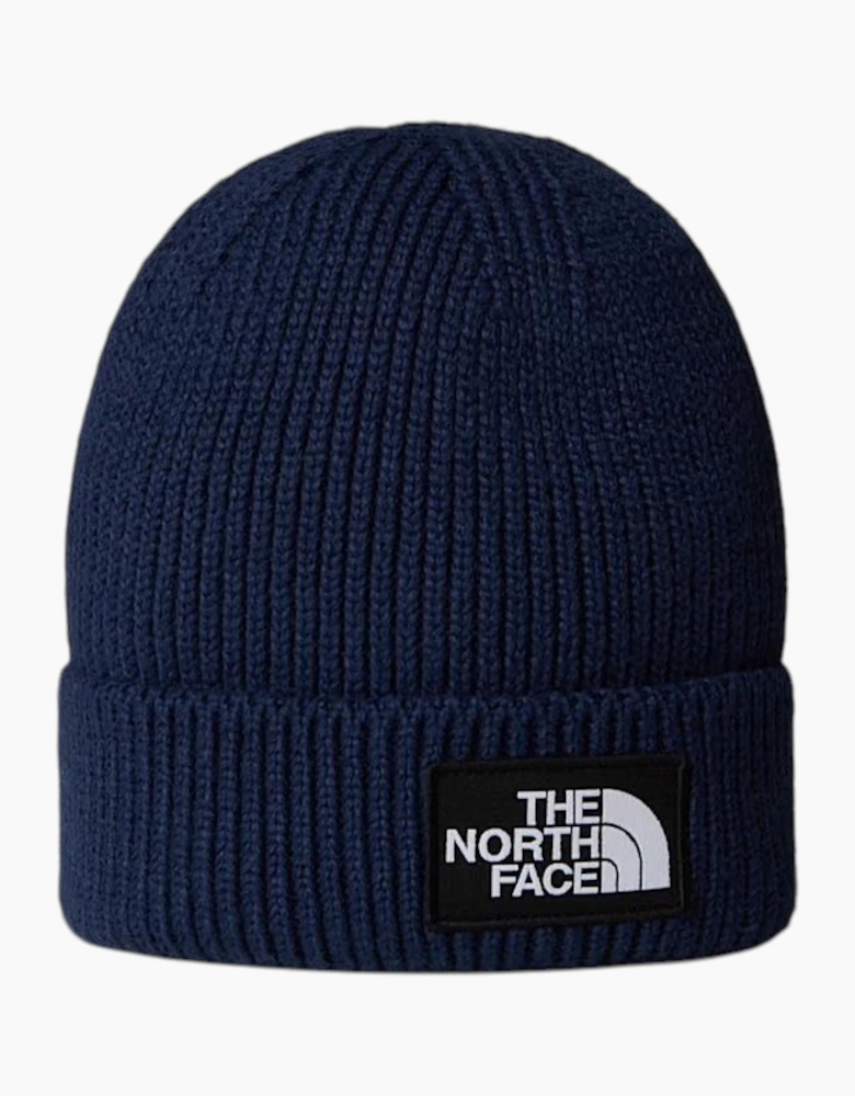 The Nort Face Hat Logo Box Cuffed Beanie Hat Unisex