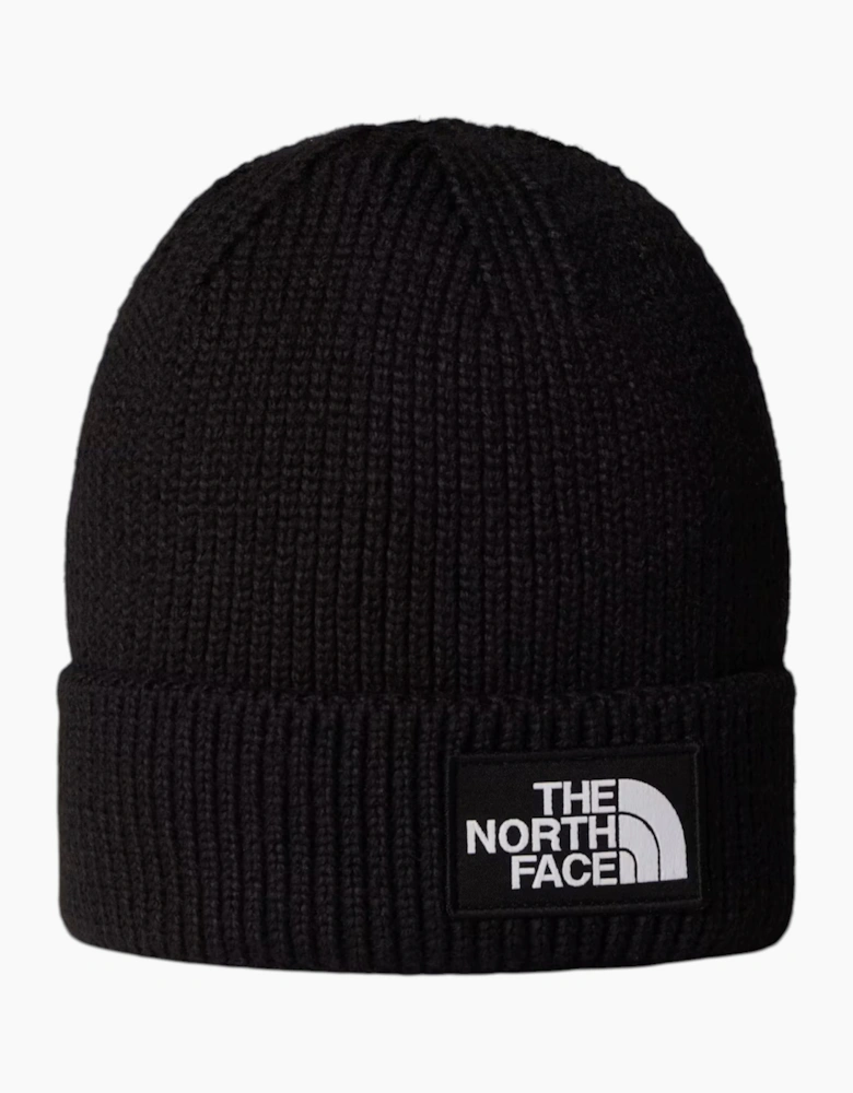 The Nort Face Hat Logo Box Cuffed Beanie Hat Unisex