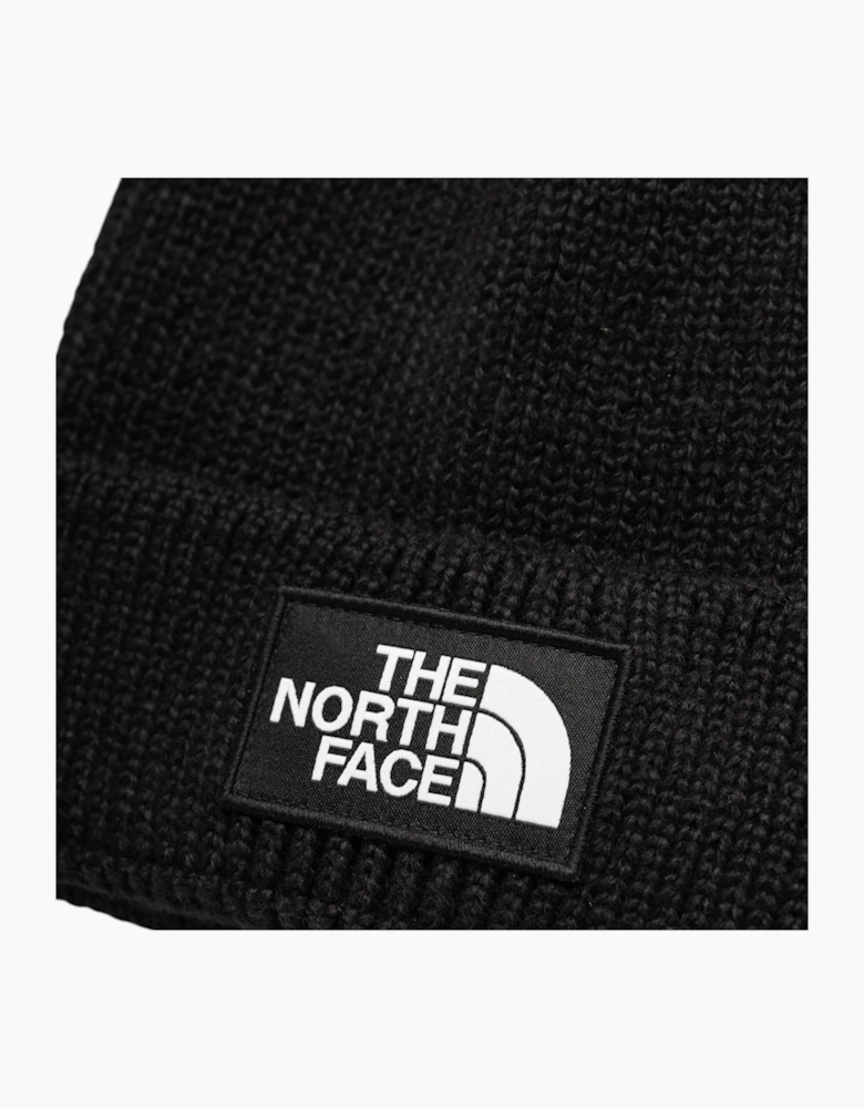 The Nort Face Hat Logo Box Cuffed Beanie Hat Unisex