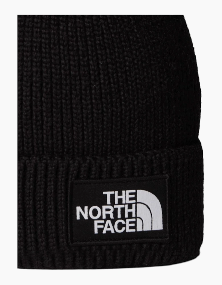 The Nort Face Hat Logo Box Cuffed Beanie Hat Unisex