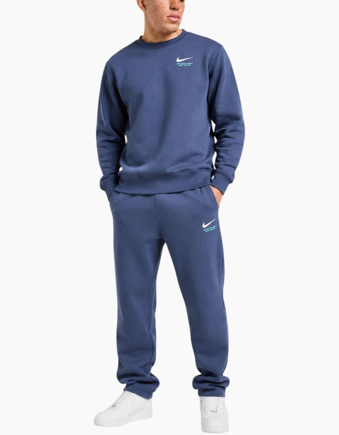 Nike Mens Tracksuit Athletic Dept Crew Sweatshirt Fleece Jogger Relaxed Fit