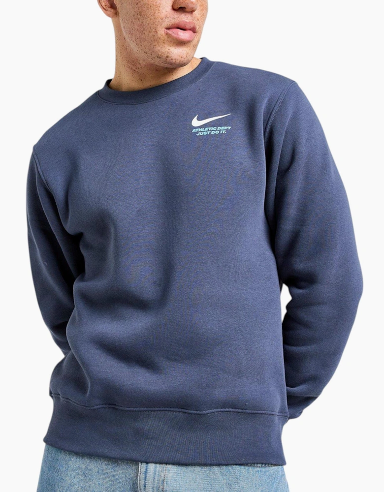 Nike Mens Tracksuit Athletic Dept Crew Sweatshirt Fleece Jogger Relaxed Fit