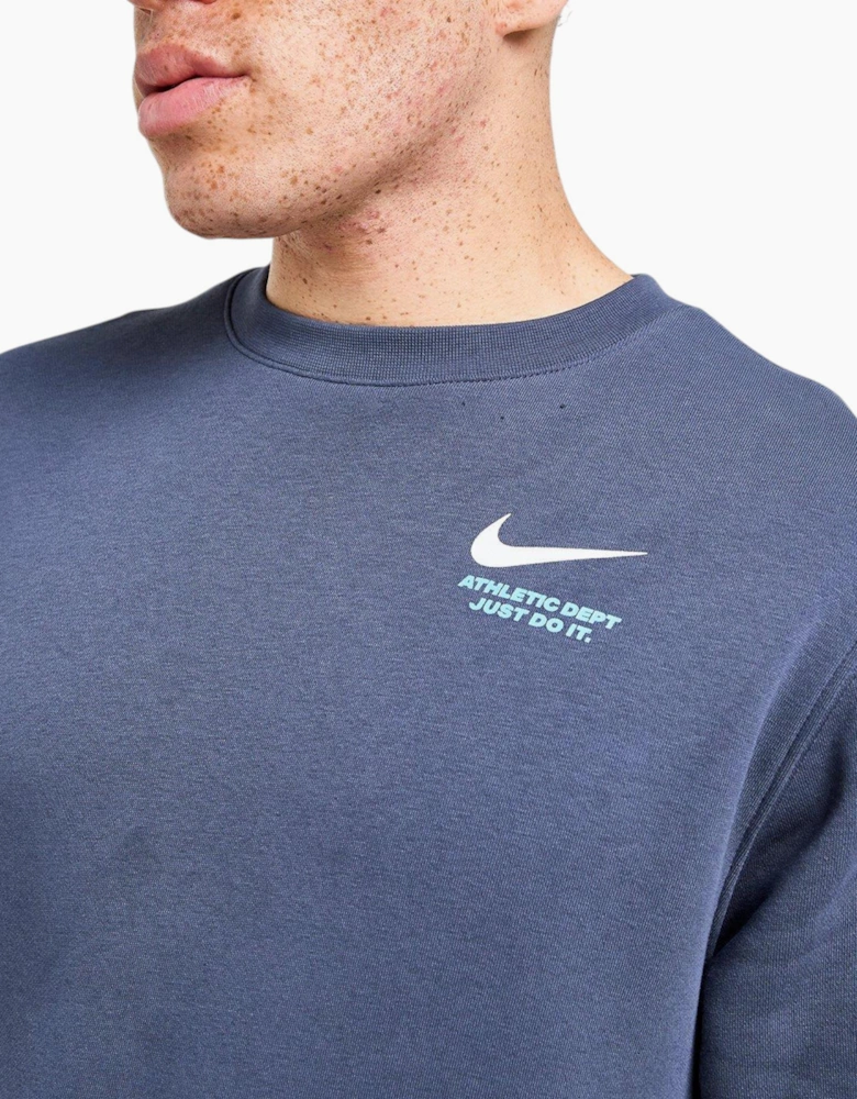 Nike Mens Tracksuit Athletic Dept Crew Sweatshirt Fleece Jogger Relaxed Fit