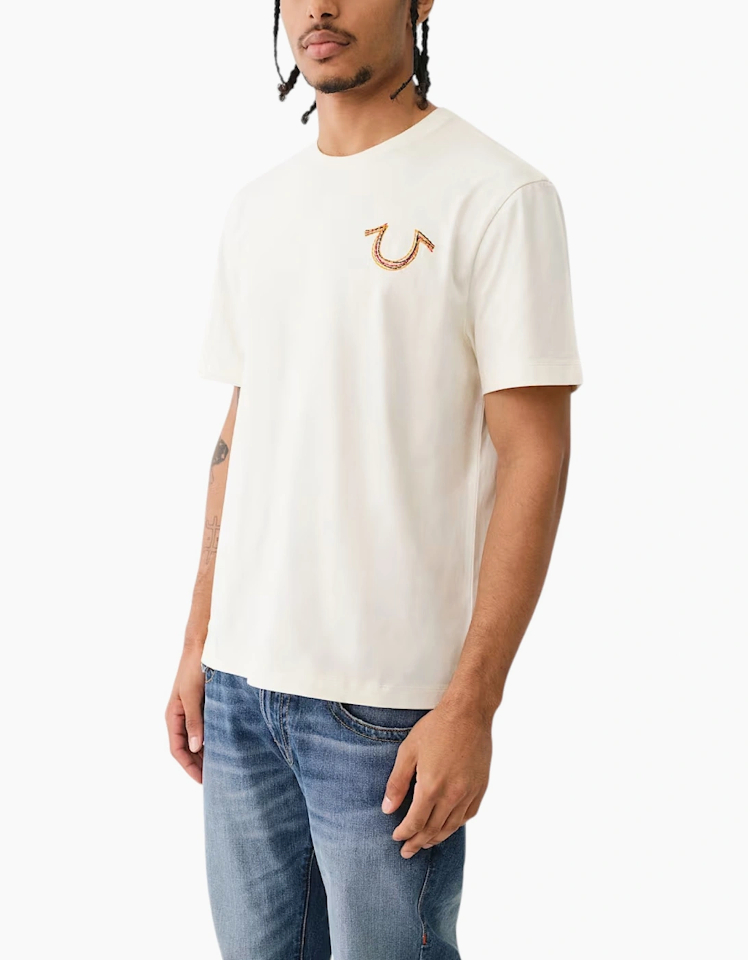 True Religion Mens T Shirts Cotton Top