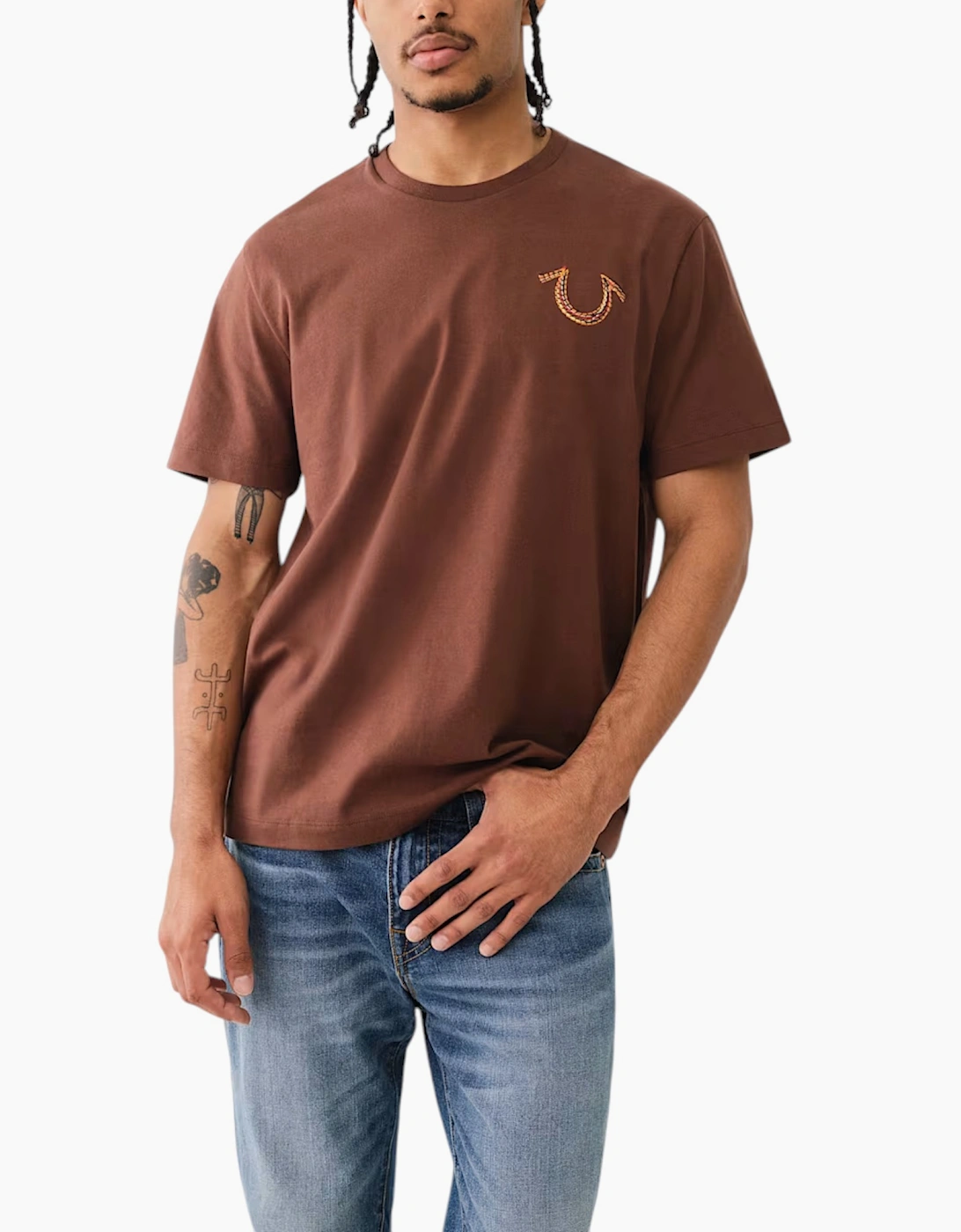 True Religion Mens T Shirts Cotton Top