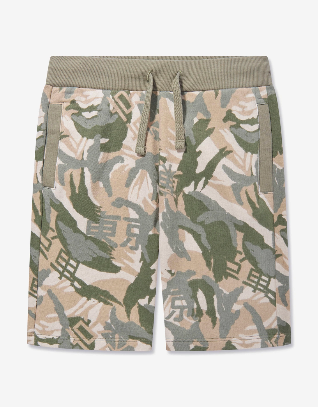 Guess Boys Desert Print Shorts in Green