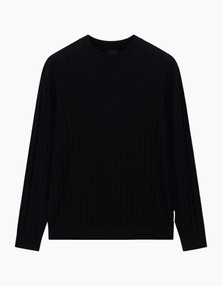 Monogram Black Knitwear Sweater