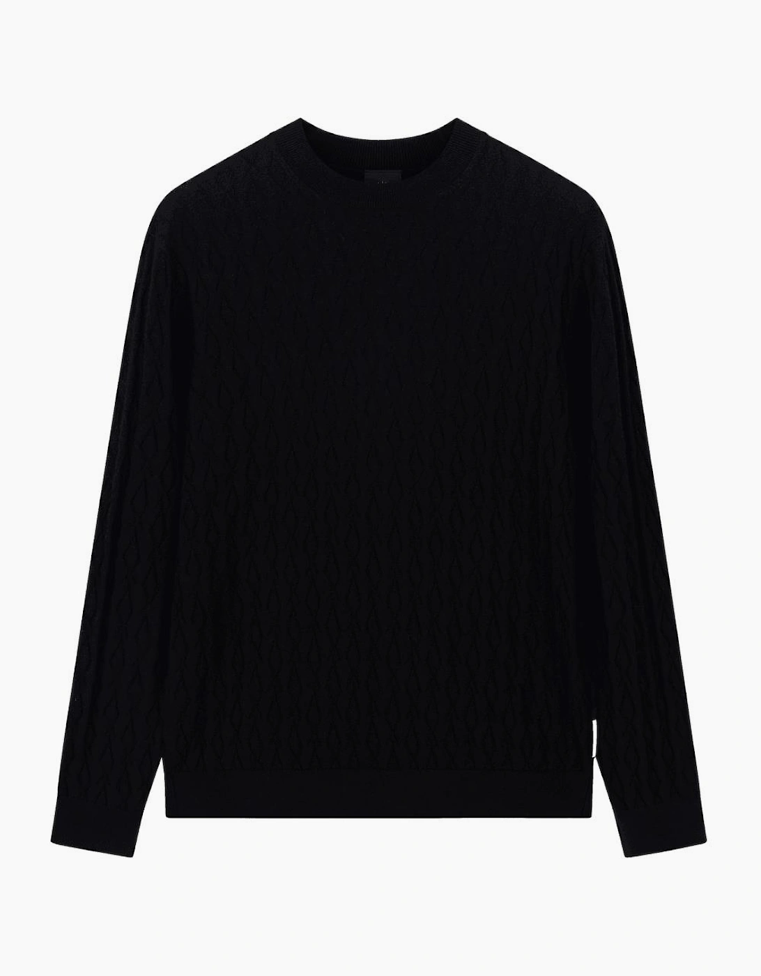 Monogram Black Knitwear Sweater