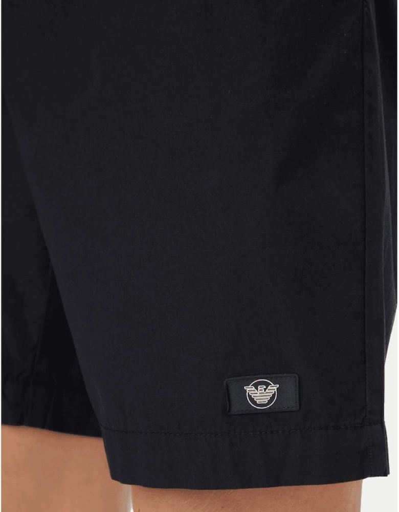 Cotton Blend Lightweight Navy Chino Shorts