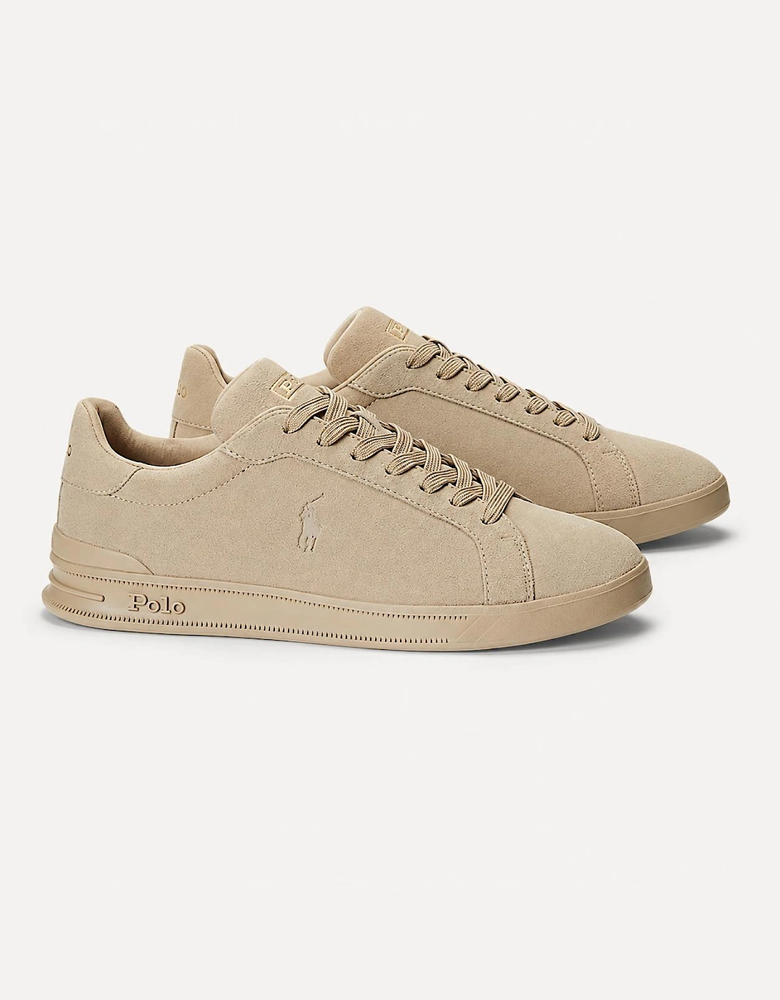 Polo Ralph Lauren HRT CT II Mens Casual Trainers Milkshake