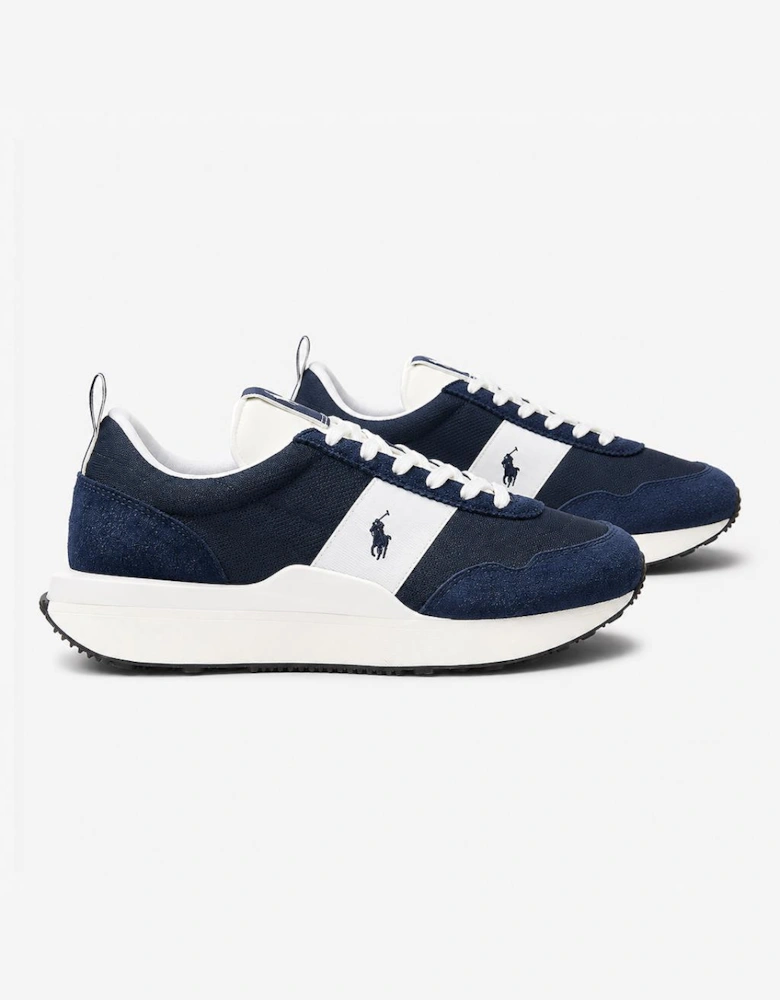 Polo Ralph Lauren TRAIN 89 RIB Mens Casual Trainers Navy/Deckwash White