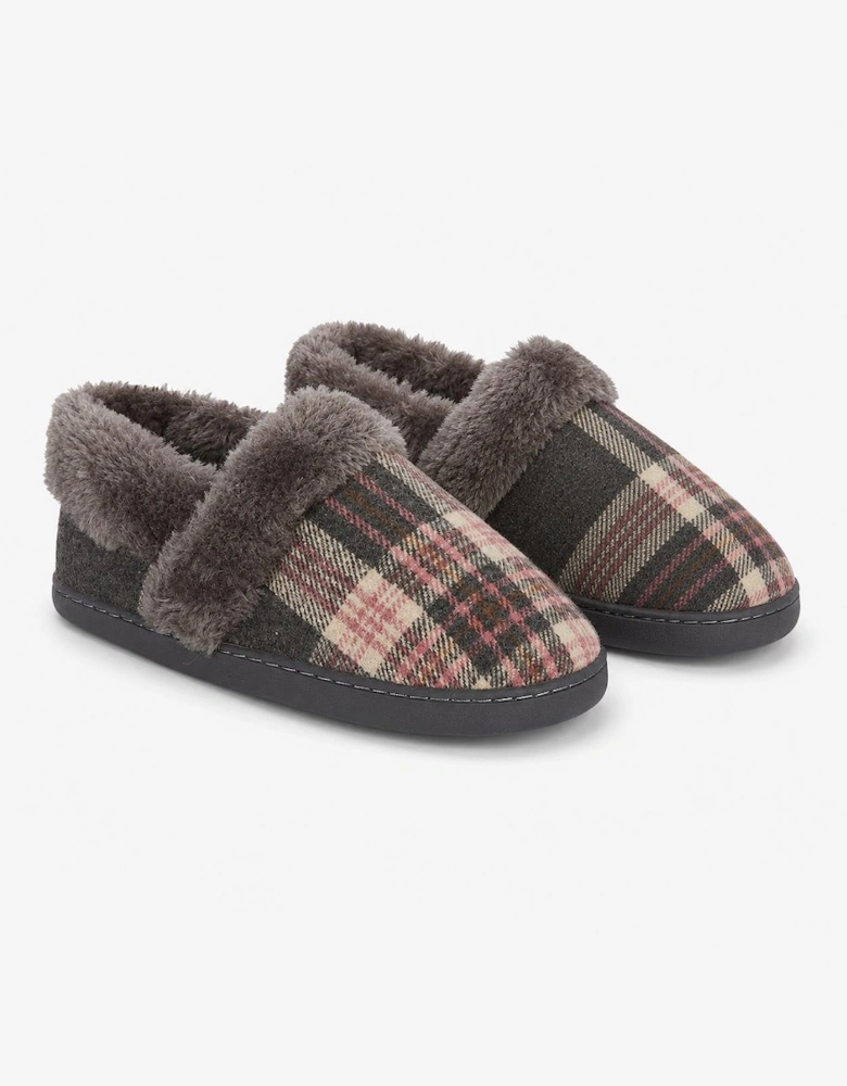 Jo & Joe HERITAGE Womens Full Slippers Pebble
