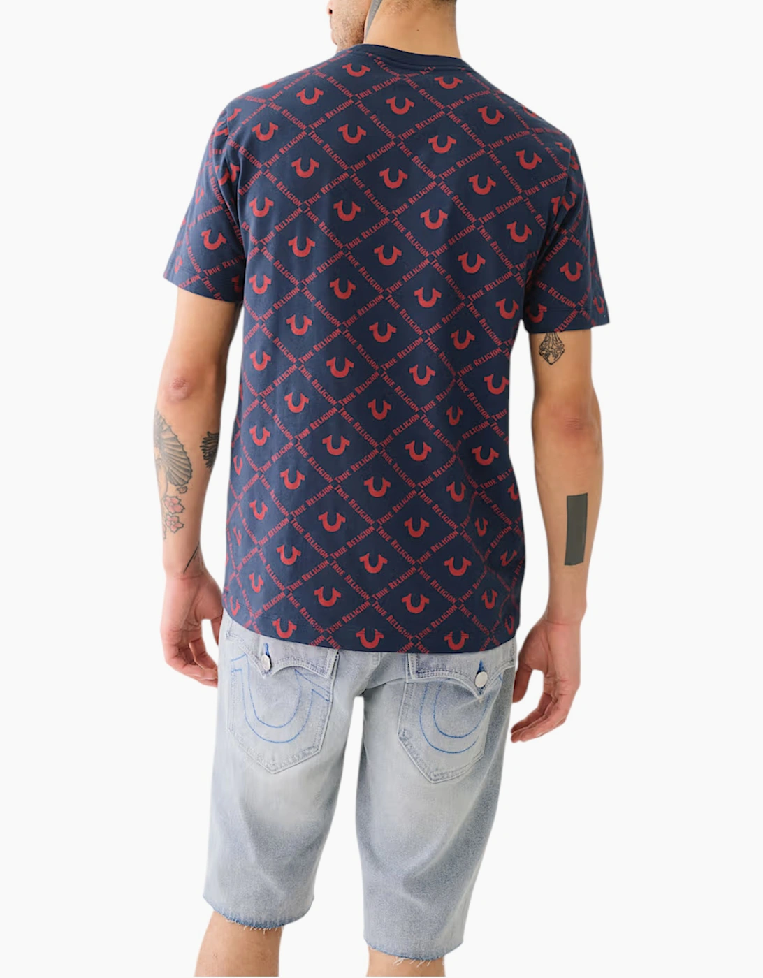 True Religion 108050 Mens T Shirts Short Sleeve Summer Tee