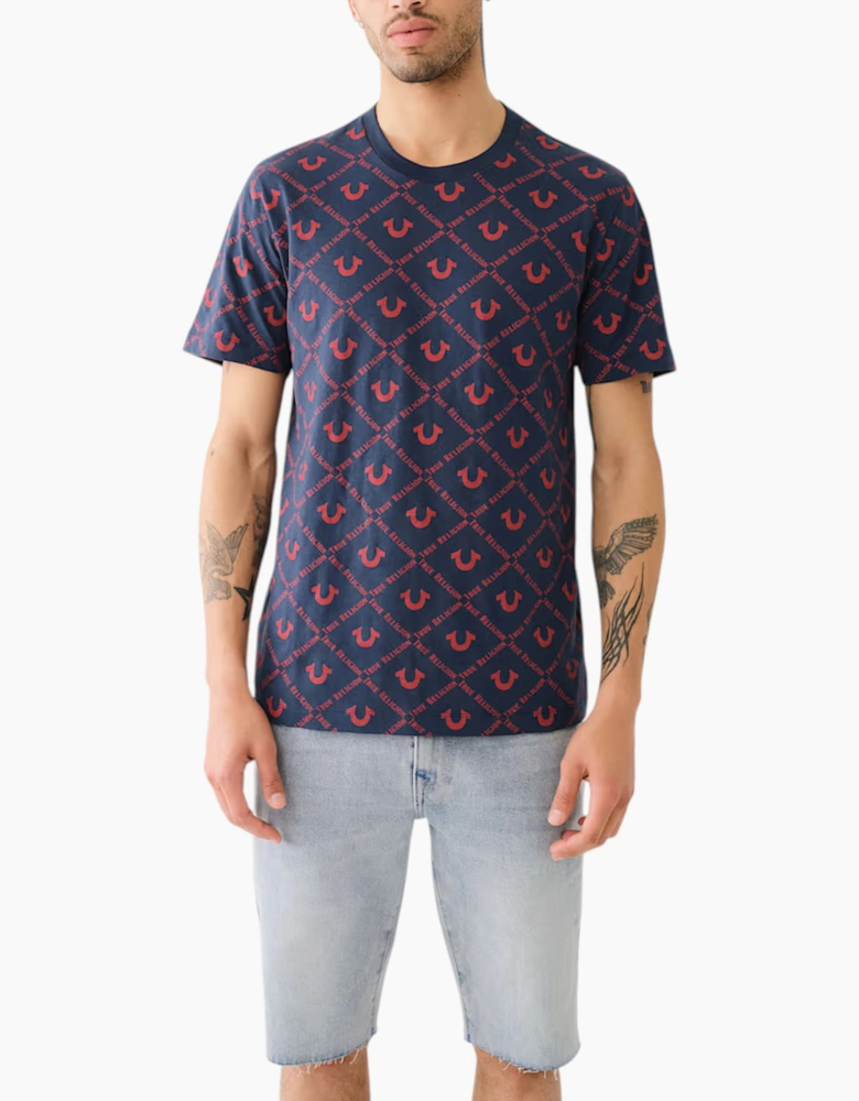 True Religion 108050 Mens T Shirts Short Sleeve Summer Tee