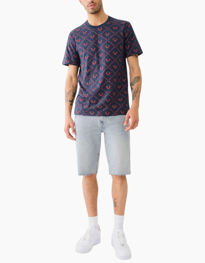 True Religion 108050 Mens T Shirts Short Sleeve Summer Tee
