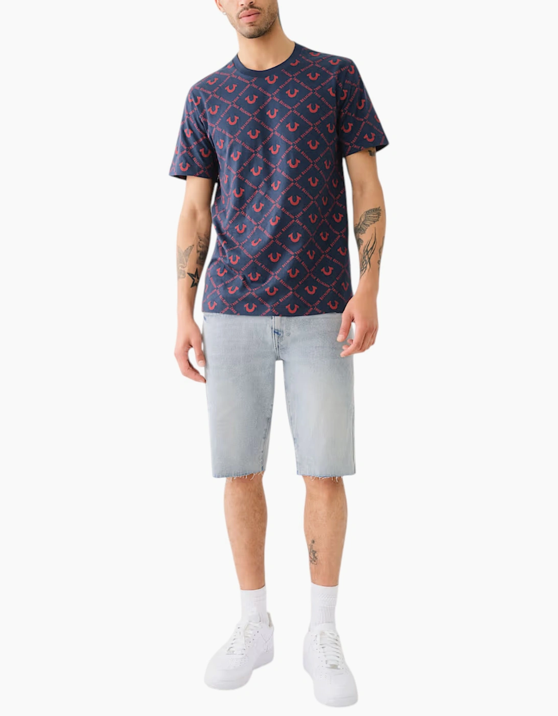True Religion 108050 Mens T Shirts Short Sleeve Summer Tee