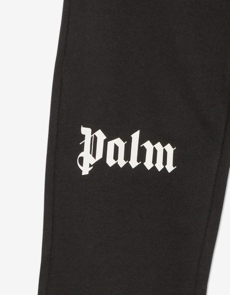 Palm Angels Kids Classic Logo Joggers in Black