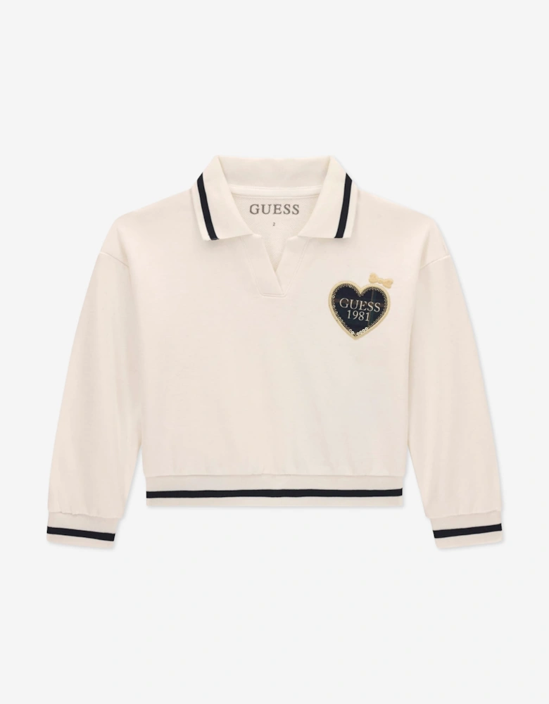 Guess Girls Sweatshirt and Skirt Set in Navy