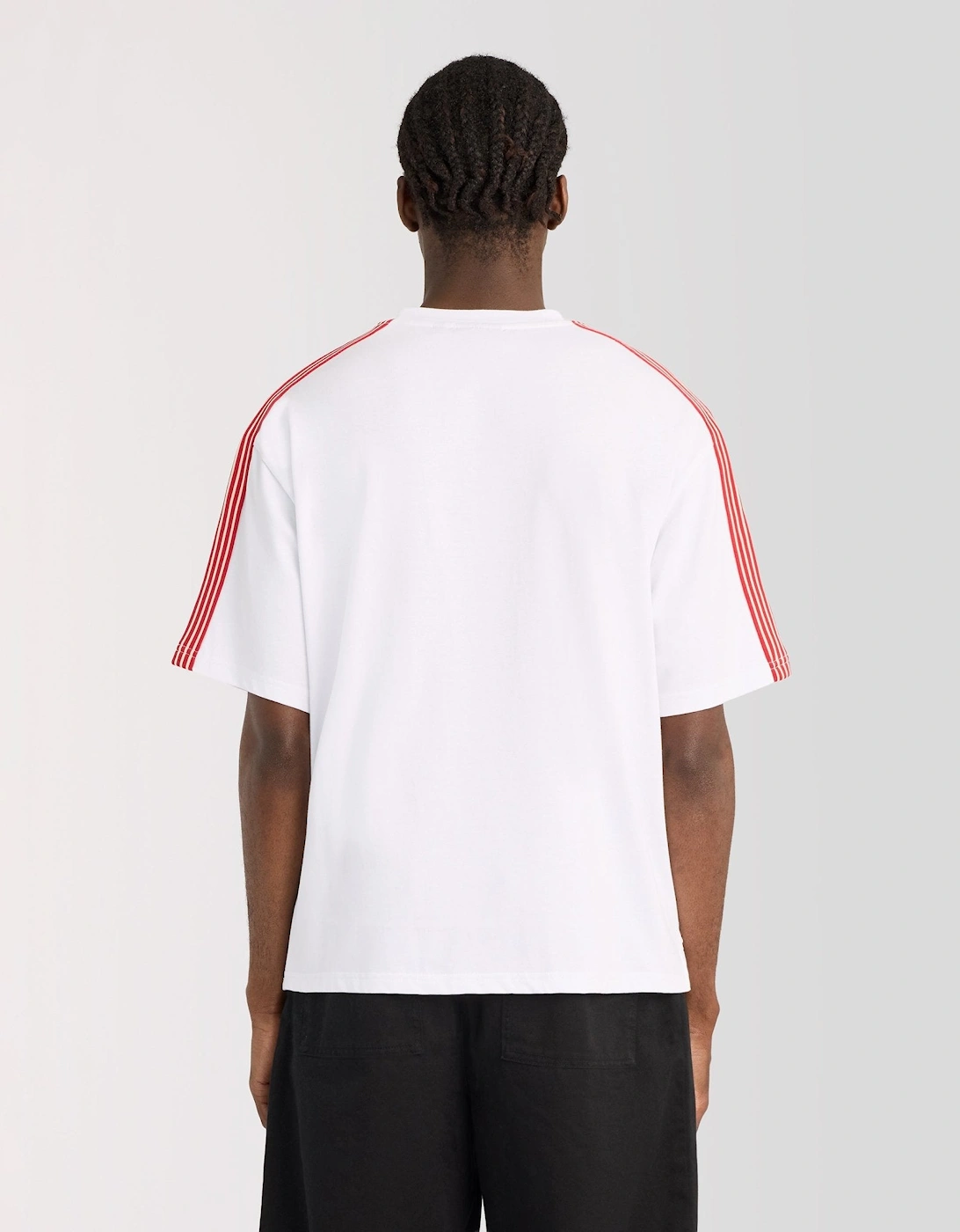 Stripe Taped Cotton T-Shirt