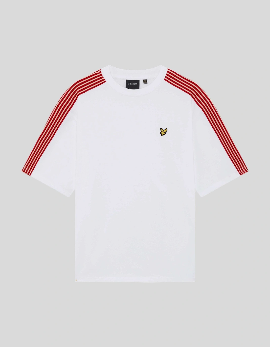 Stripe Taped Cotton T-Shirt