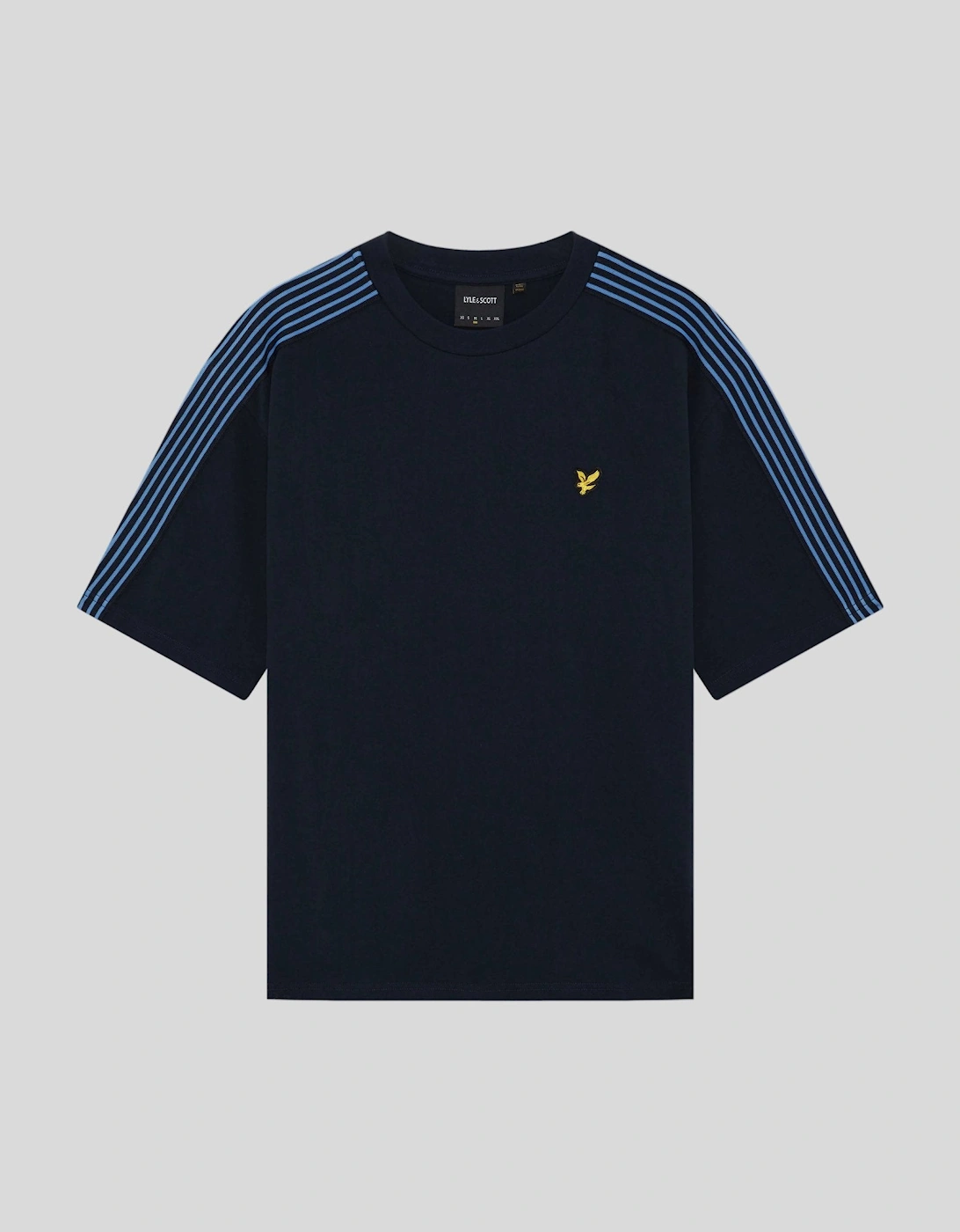 Stripe Taped Cotton T-Shirt