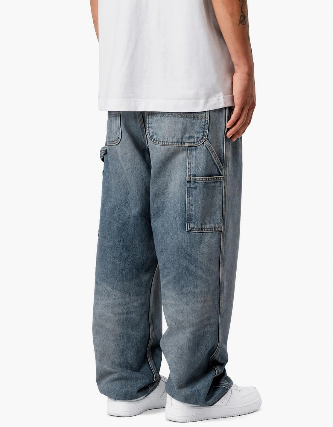 Carhartt WIP Denim Single Knee Pant Blue/Worn Used Washed