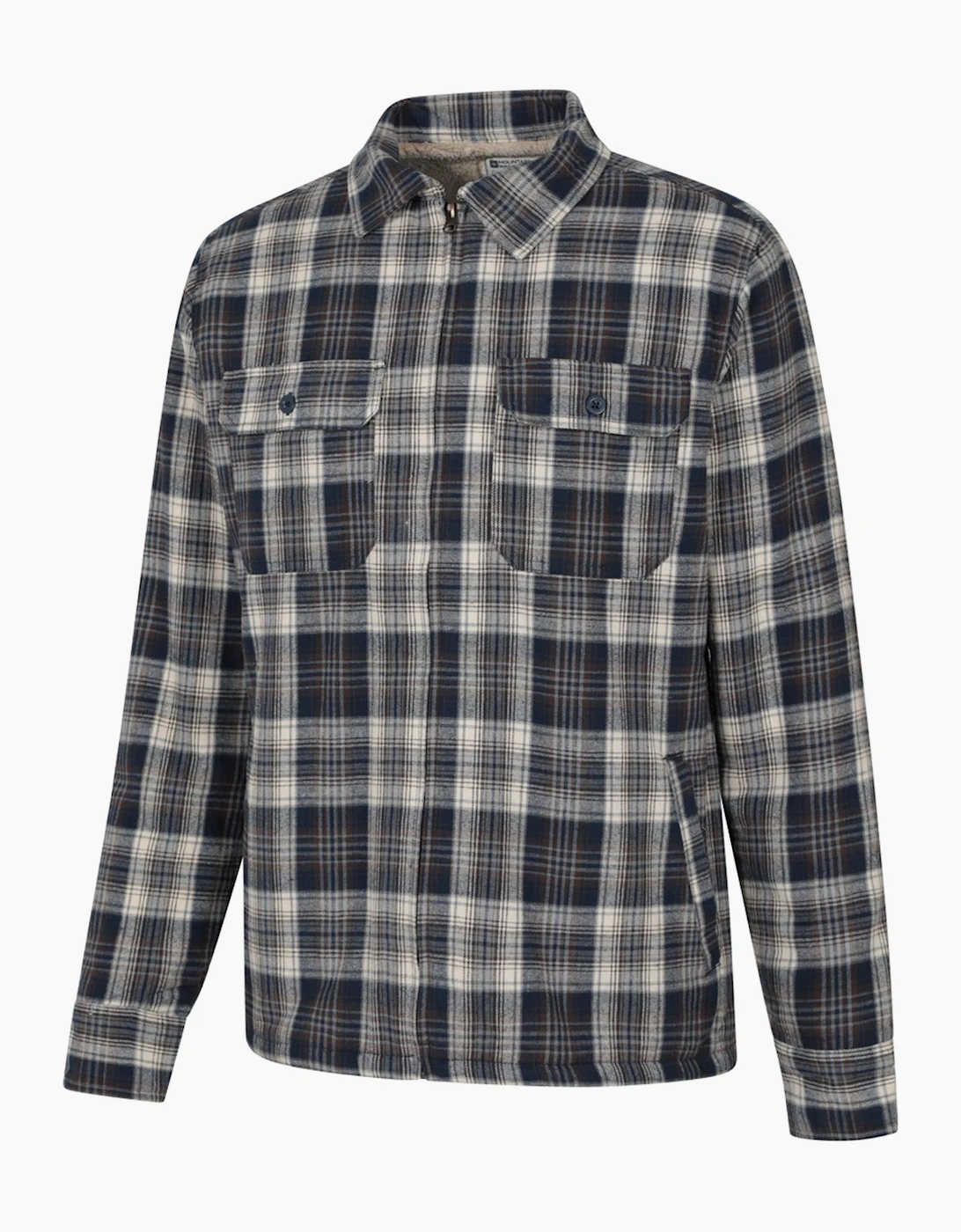 Mountain Warehouse Mens Stream II Flannel Lined Shirt